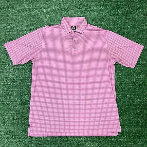 FootJoy Other - FOOTJOY LISLE PINK GOLF SHORT SLEEVE  POLO MENS XL